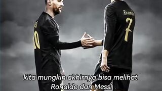 RONALDO & MESSI MAIN SATU TIM?!