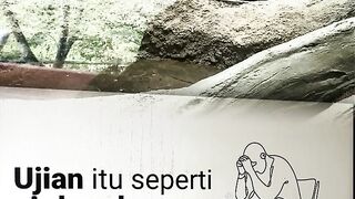 Ujian seperti air keruh