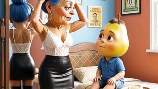 Vovó estilosa curte a Festa Junina enquanto o Neto Pêra fica com a Vizinha Abacaxi! 🍍🎉