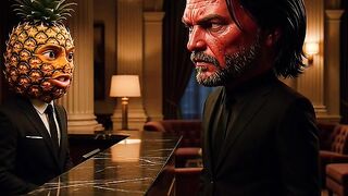 John Wick Chega ao Hotel da Fruta! 🏨🕶️ | Paródia Máfia dos Legumes