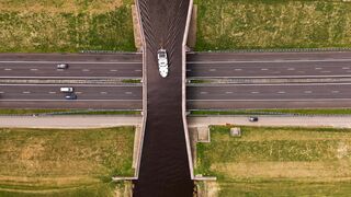 Um viaduto nos EUA