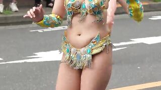 Colorful Carnival Dance Parade in Japan | Japanese Festival Celebration