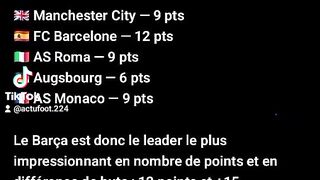 les 5 premièrs aux 5 grands championnats