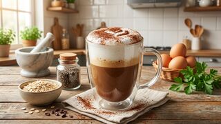 Cappuccino Fit e Funcional Cremoso | Sem Leite de Vaca e Sem Açúcar!