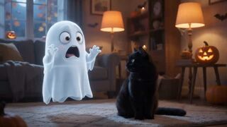 This Ghost Tried to Scare the WRONG Cat 😂👻🐈‍⬛