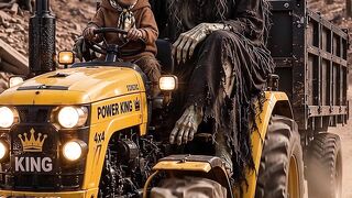 Giant Witch Scares the Monkey! 😱👻😂