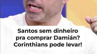 Santos não pode pagar, e jogador pode ir para o Corinthians!