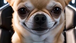 Little dog acting like a smart aleck! 😁