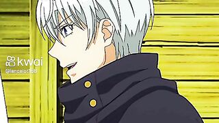 Personagem de Cabelos Brancos e Expressão Calma — Cena de Anime 💬