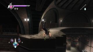 Ninja Gaiden por cima do templo