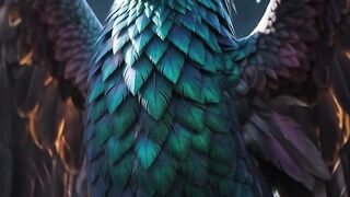 Majestic Mythical Bird Unfolds Its Magical Wings | Cinematic Fantasy