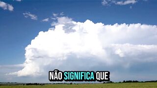 CÉU VERDE É SINAL DE TORNADO?