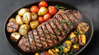 STEAK GRILLED
