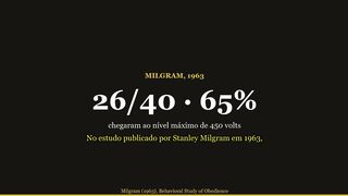 Até Onde Você Obedeceria? O Experimento de Milgram