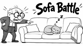Sofa Battle! | Wobble & Whiskers 🛋️