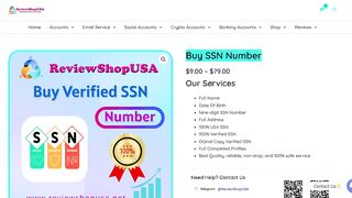 Top 5 websites to Buy SSN Number 2