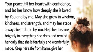 A prayer for my daughter