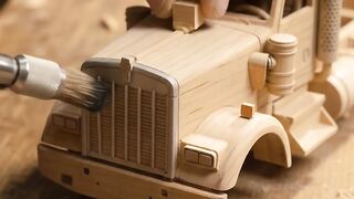 Building a Wooden Truck That Turned into a Golden Monster! ASMR