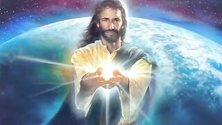 Jesus Christ The Light of this World - Christian Animation video background wallpaper loops 1080p.mp4