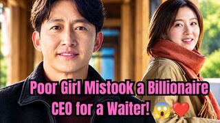 **The Intern Mistook the Billionaire CEO for a Waiter… But He Fell in Love and Wanted to Marry Her! 💍❤️😱**