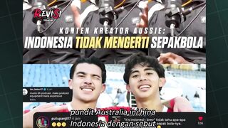 Pundit Australia hina Indonesia usai negaranya dikalahkan Garuda Muda! 😳