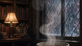 Rainy Magic Library Sanctuary