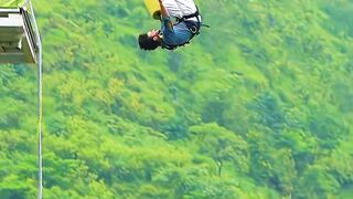 #Bungee jumping view in mountains#90s songs hits different#