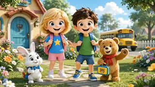 Let’s Go To School 🚌🎒 | Fun Kids Song for Preschoolers | Lili Kids World