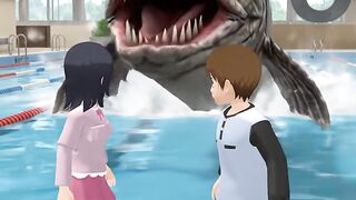Heroic Water Rescue in Sakura School Simulator! 🌊🦸‍♂️