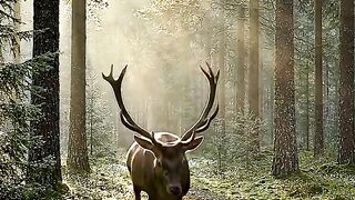 A Peaceful Journey Through the Alpine Forest 🦌 | Relaxing Nature Visuals