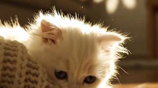 The Mystery of the Living Room Shadow 🐾🌿 | Cute Kitten Story