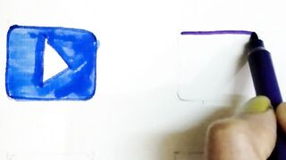 How to draw YouTube Logo Using Dom's Brush pen