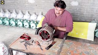 How to Make Electric MOTOR in Factory _ Amazing Electrical Motors Manufacturing Process