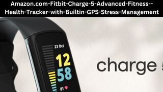 Fit bit Charge 5 Advanced Fitness & Health Tracker with Built-in GPS