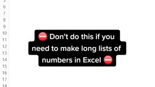 Tips for excel sheet