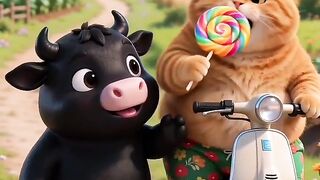 Naughty Cat Teases a Buffalo Calf… Mom Buffalo Shows Up! 😂🐱🐃
