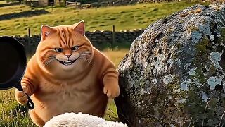 Crazy Cat Turns a Sheep Into Kebab! 😂🐱🐑 | Funny Cartoon