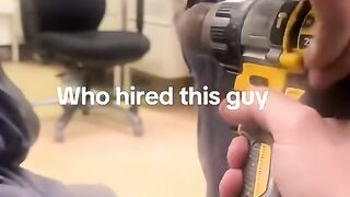 Funny electrical man