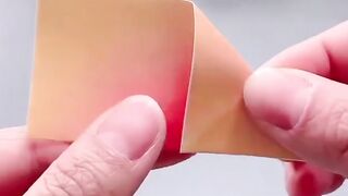 DON’T BLINK! A Simple Piece of Paper Turns Into a Beautiful Crescent Moon! 😱