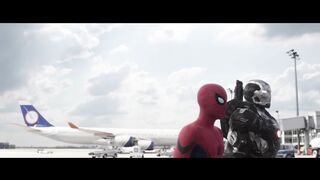 Team Iron Man vs Team Cap - Airport Battle Scene - Captain America: Civil War - Movie CLIP HD 3
