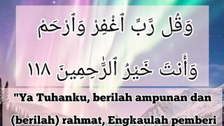 AMALAN ZIKIR PEMBUKA PINTU TAUBAT  BACA AYAT INI.  SEMOGA ALLAH MENGAMPUNI DOSA KITA  DAN MEMBERIKAN RAHMATNYA UNTUK KITA.  AAMIIN