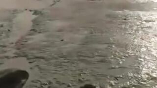 Anak Krakatau Erupts — Sudden Sea Level Drop at Bakauheni Beach Sparks Alert