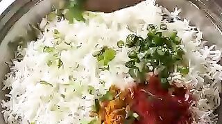 Fried rice at home