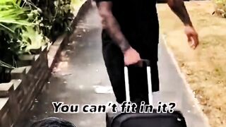 He said he could fit inside so they actually locked him in funny🤣