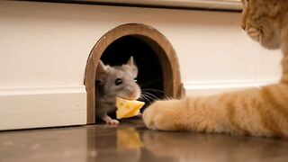 The Cat Thought He Had the Mouse… 😂🐱🐭 | Funniest Cat & Mouse Chase