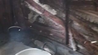 মাটির চুলায় রান্না