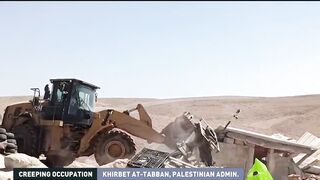 12 Palestinian families left homeless as Israeli forces destroy West Bank village