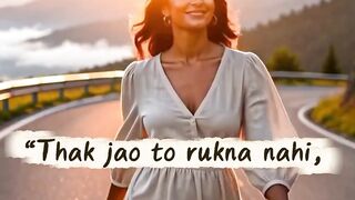 “Thak jao to rukna nahi,