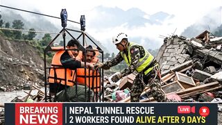 Nepal Tunnel Rescue: 2 Workers Found Alive After 9 Days