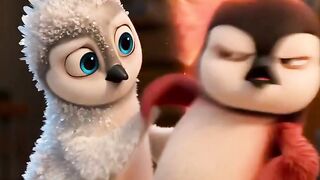 Dois pinguinho engraçado